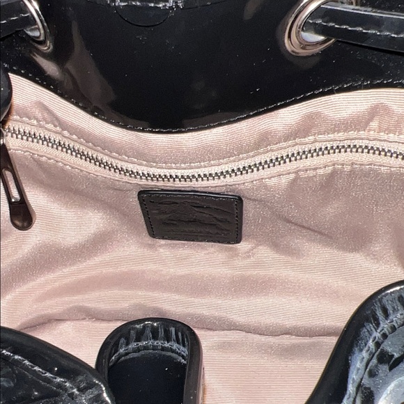 Burberry | Black and Tan Checkered Shoulder Bag - Picture 4 of 4